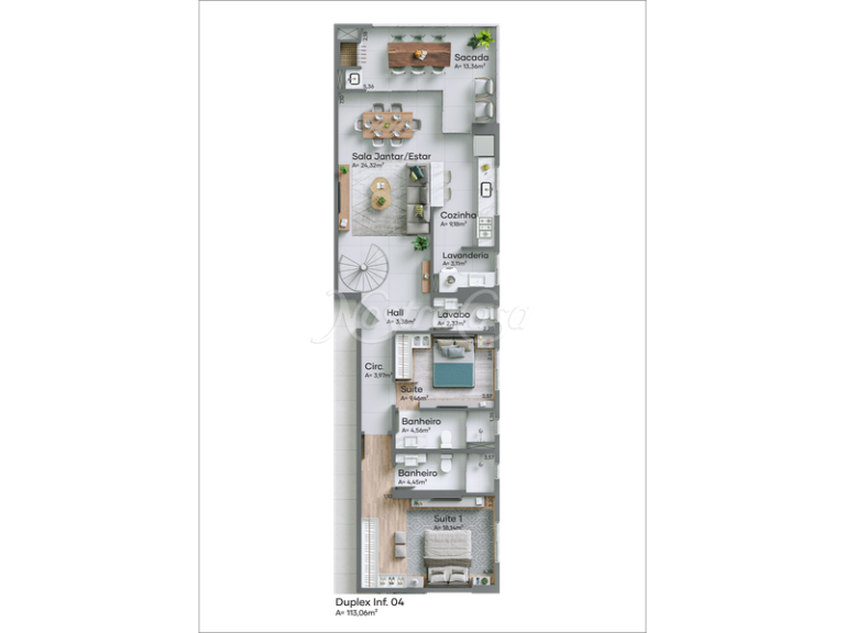 PLANTA DUPLEX INFERIOR 04